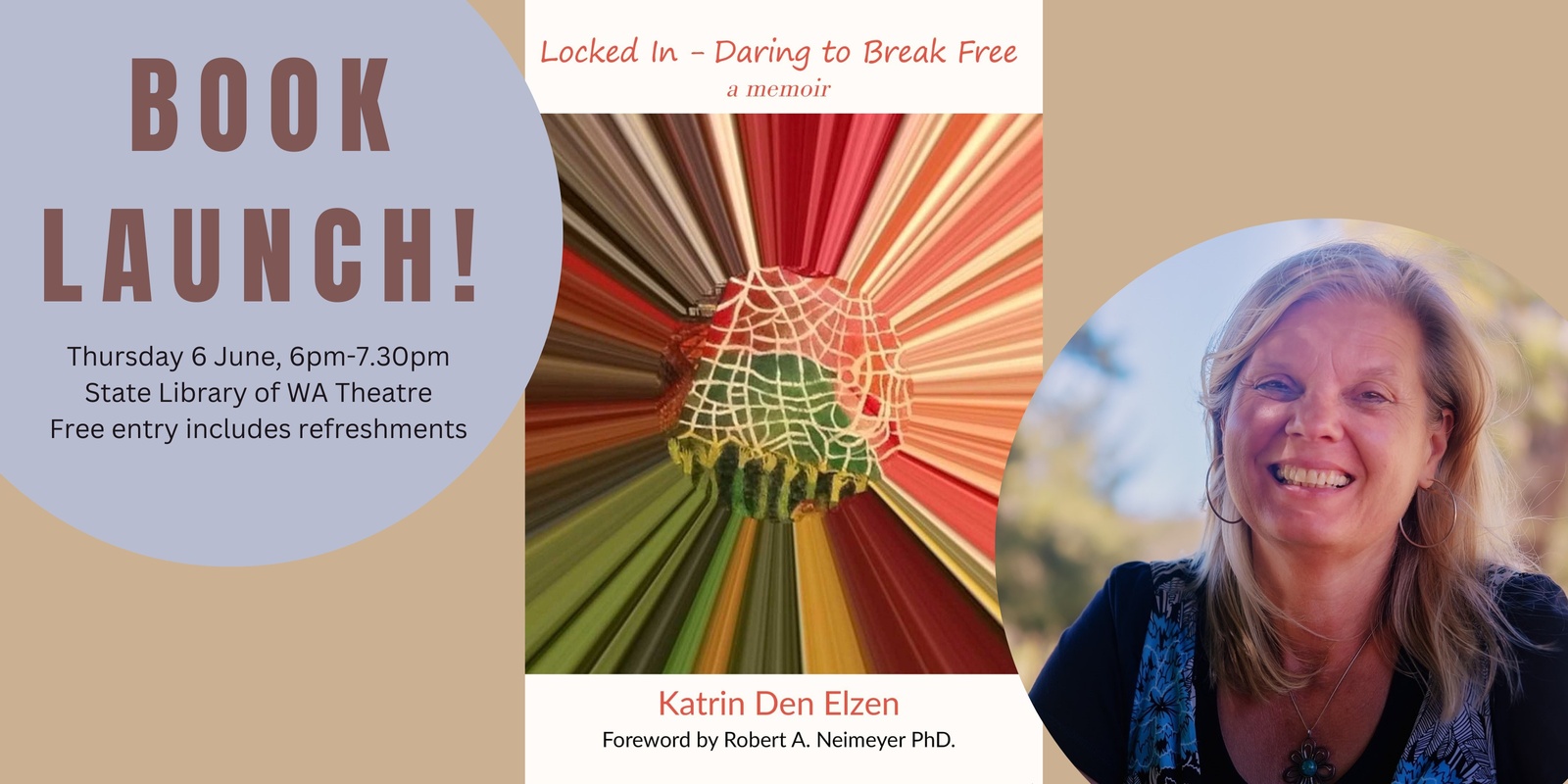 Banner image for Katrin Den Elzen: Locked In - Daring to Break Free