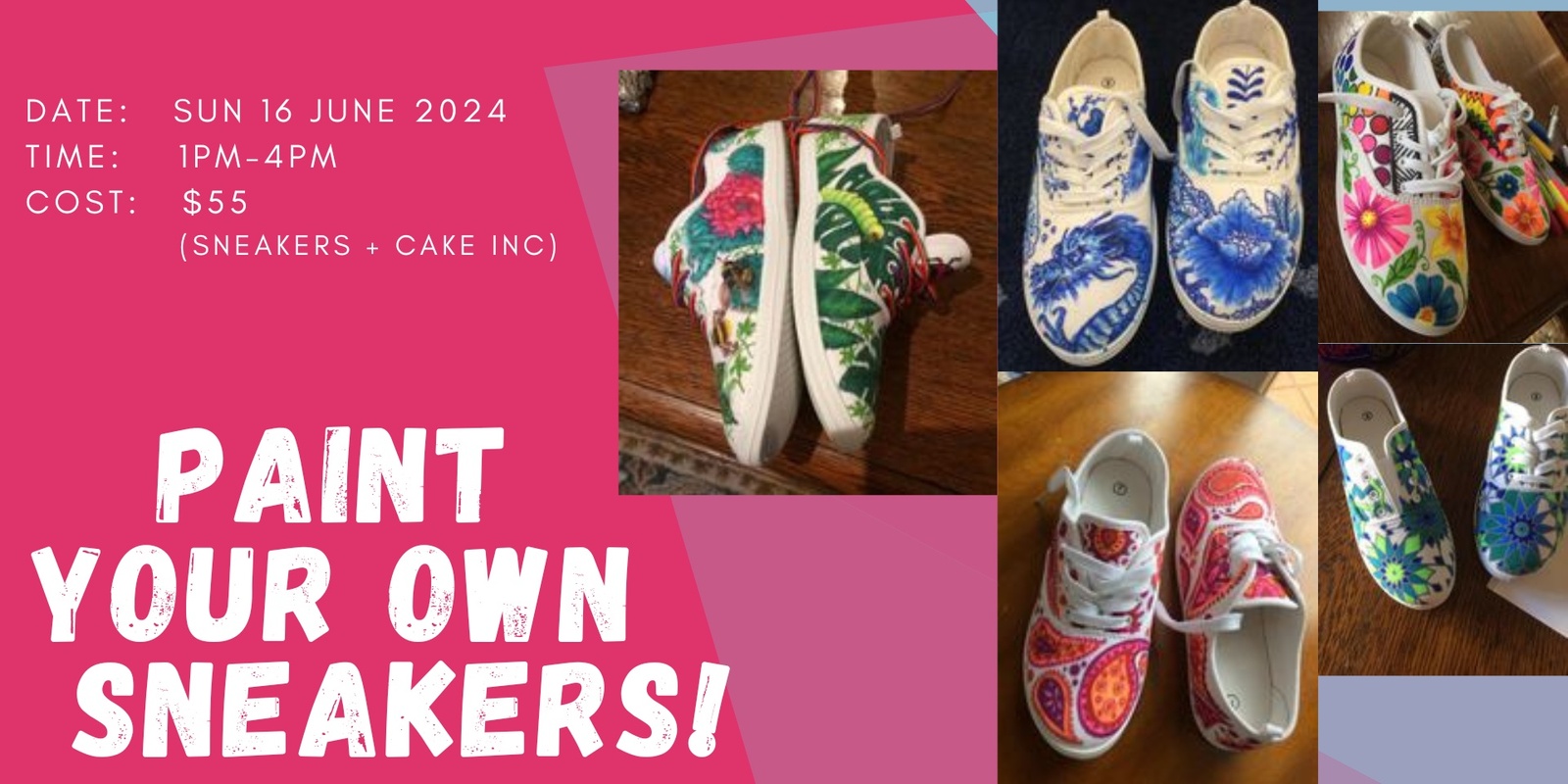 Banner image for Paint your own sneakers fundraiser!