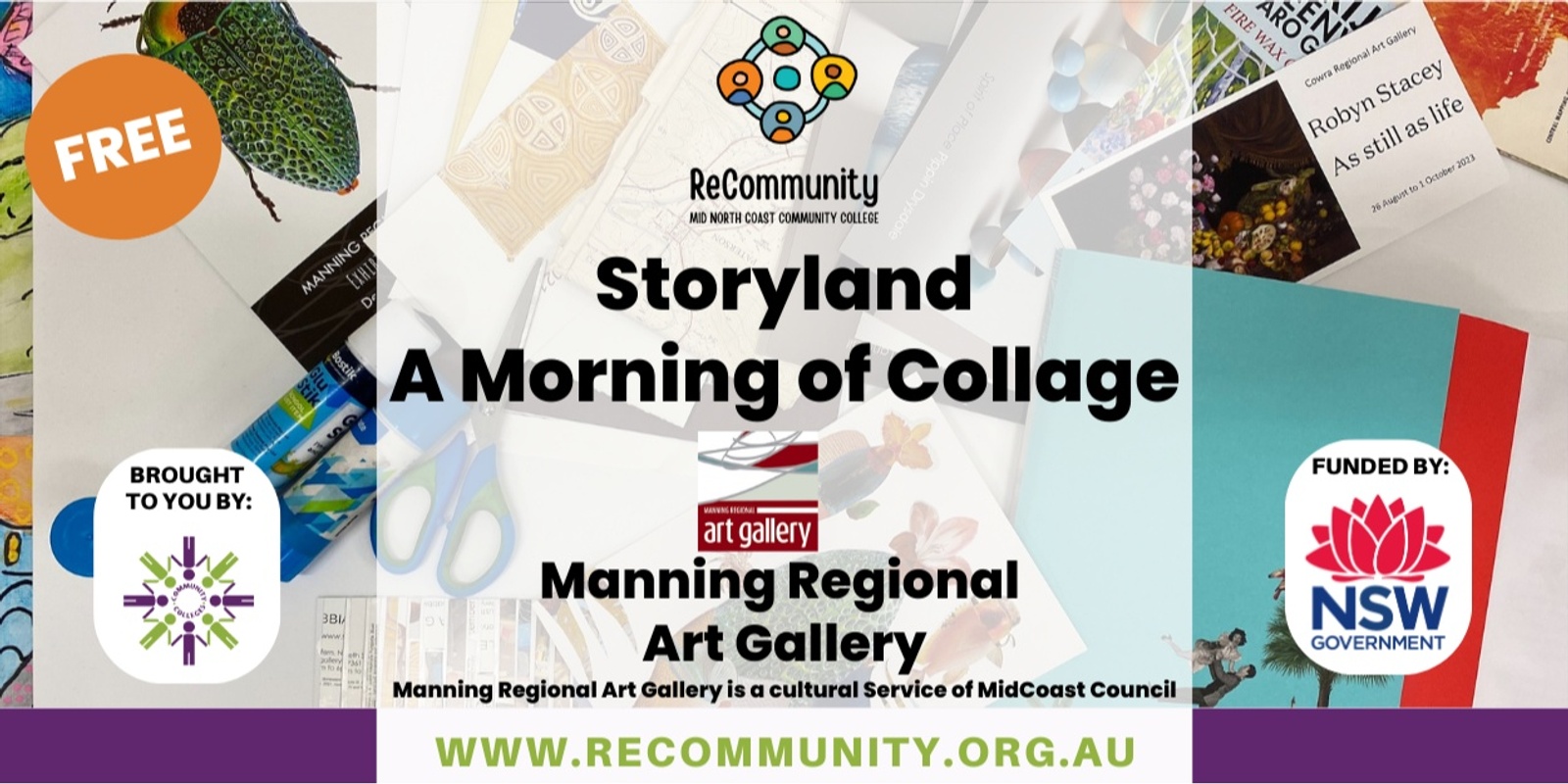 Banner image for Storyland: A Morning of Collage | TAREE