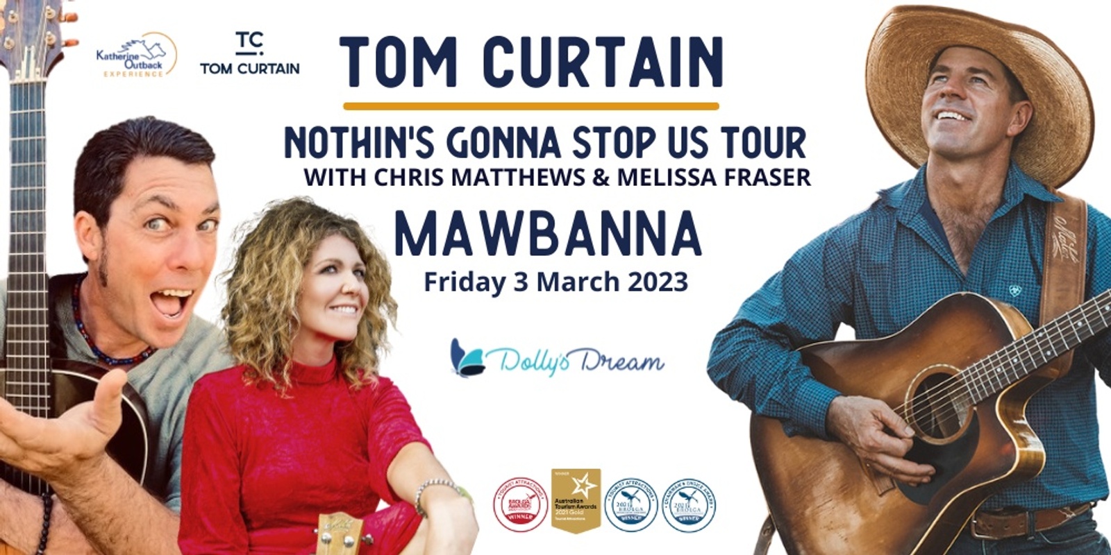 Tom Curtain Tour MAWBANNA, TAS Humanitix