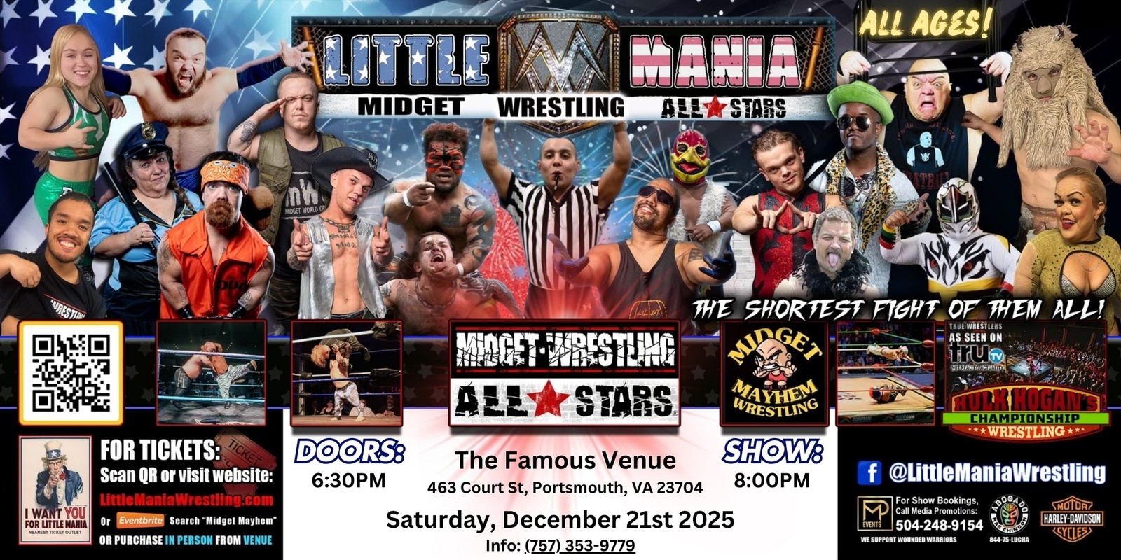 Banner image for Little Mania Wrestling: Where Big Fun Meets Midget Wrestling!