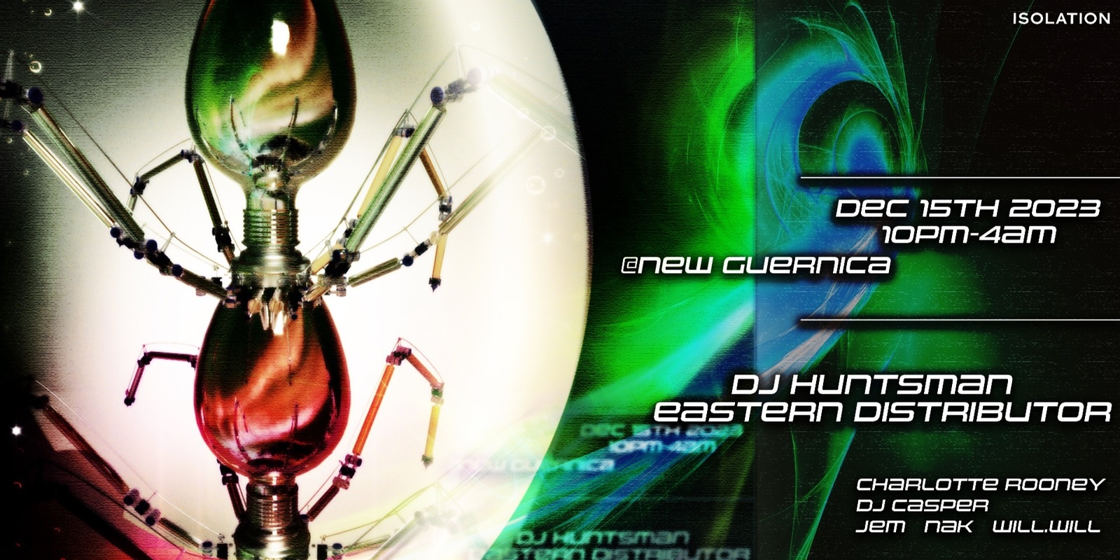 Banner image for Isolation ∎ DJ Huntsman + Eastern Distributor