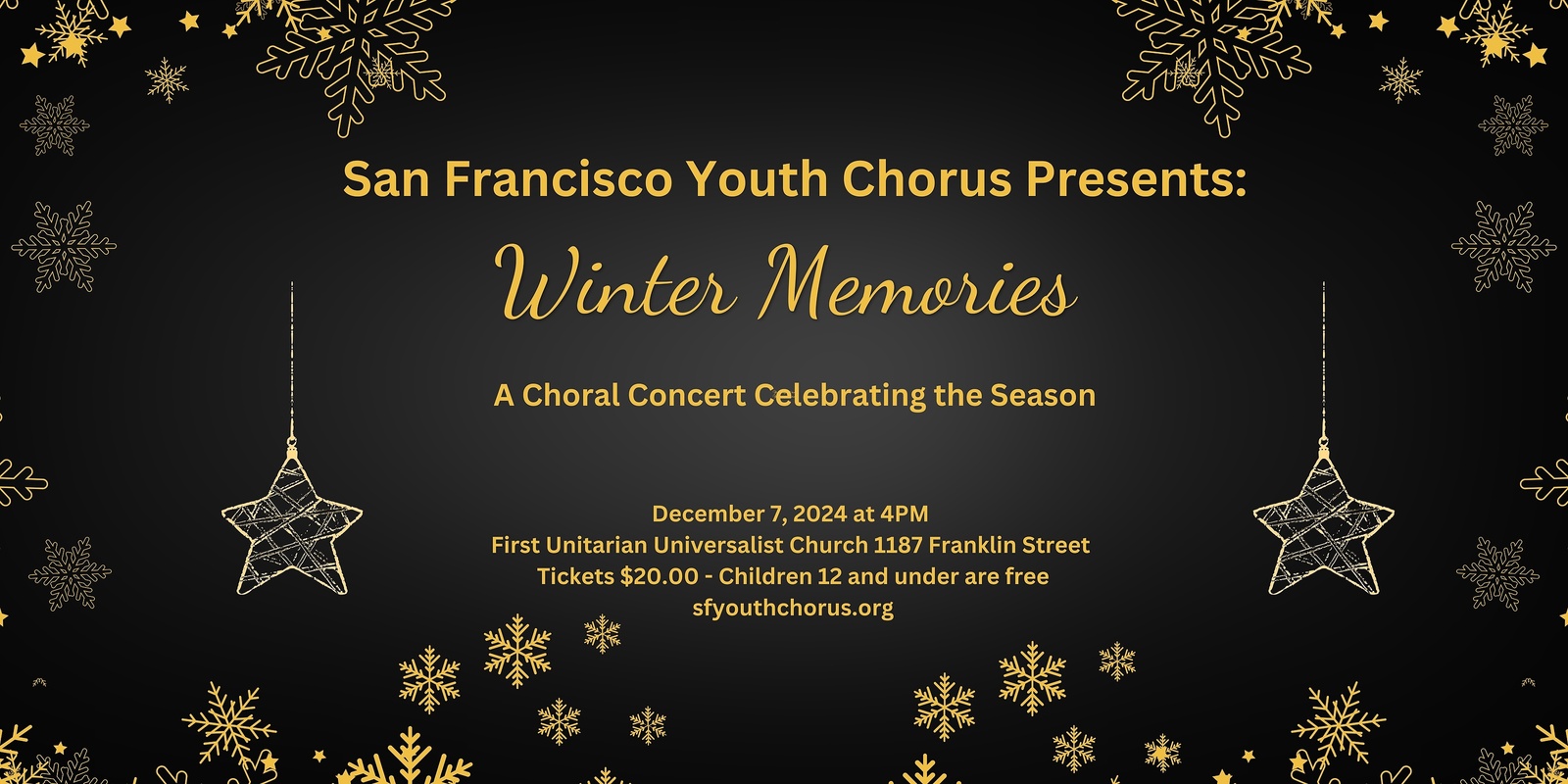 Banner image for San Francisco Youth Chorus Presents: Winter Memories