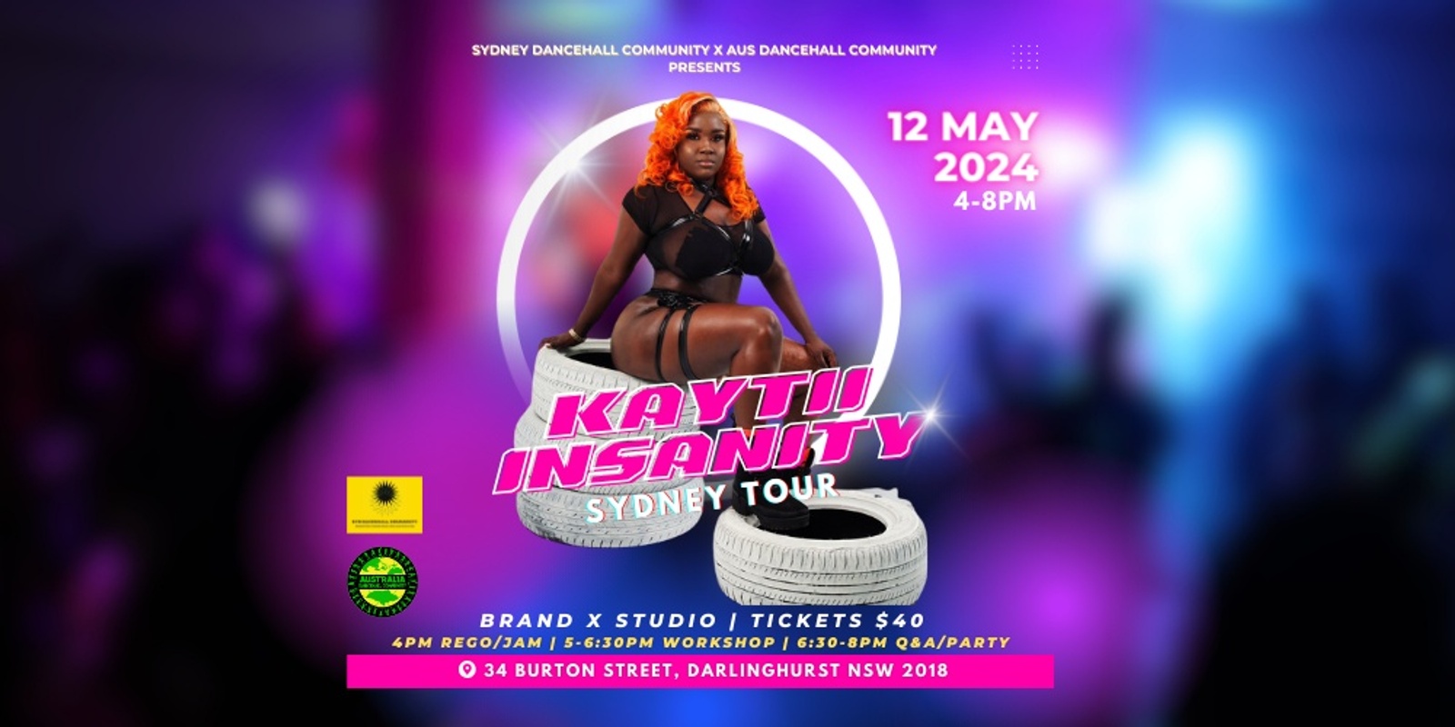 Banner image for Kaytii Insanity Sydney Tour
