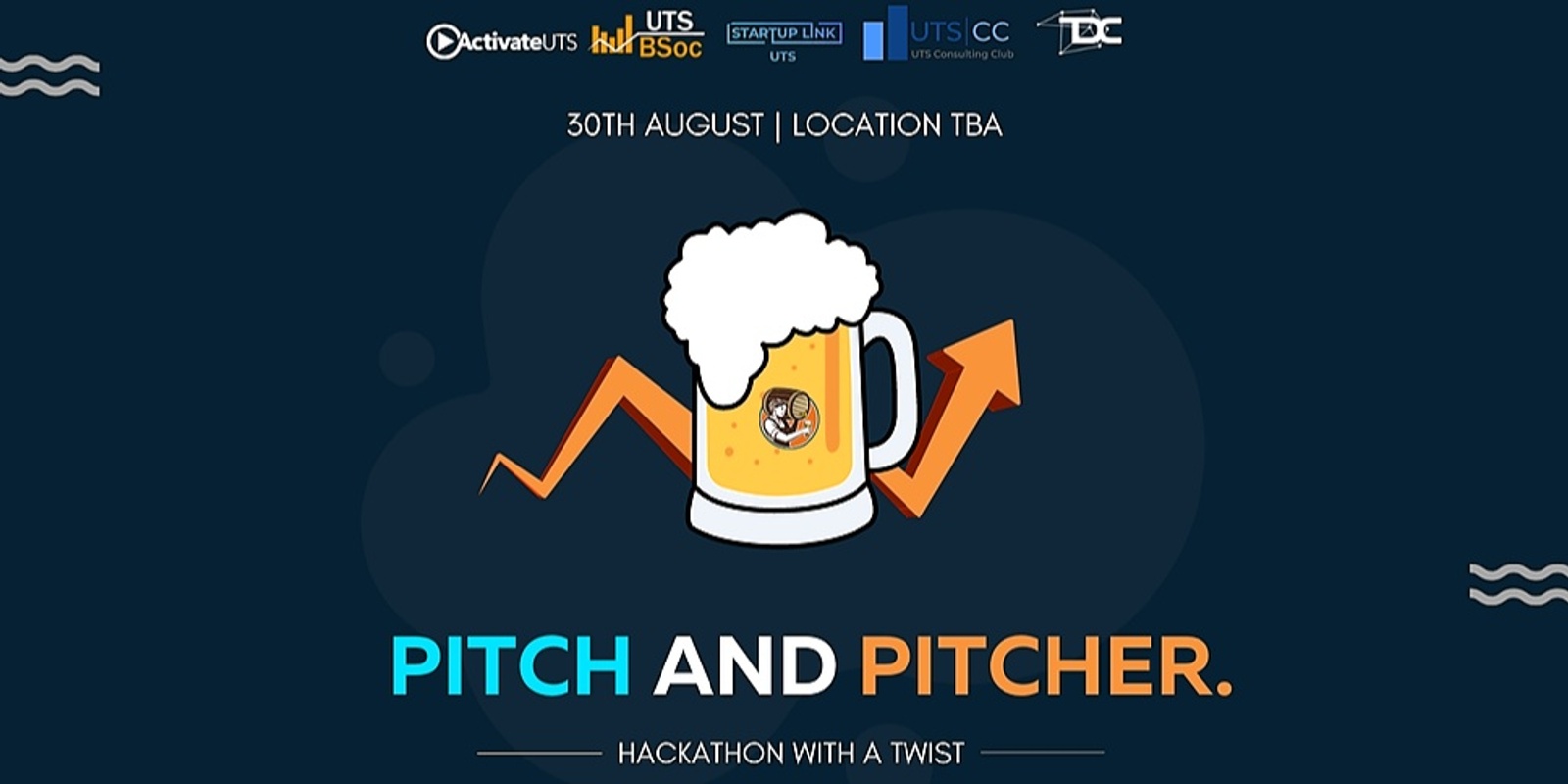 Banner image for Pitch and Pitcher | UTS BSoc x UTSCC x TD Connect x StartUp Link UTS