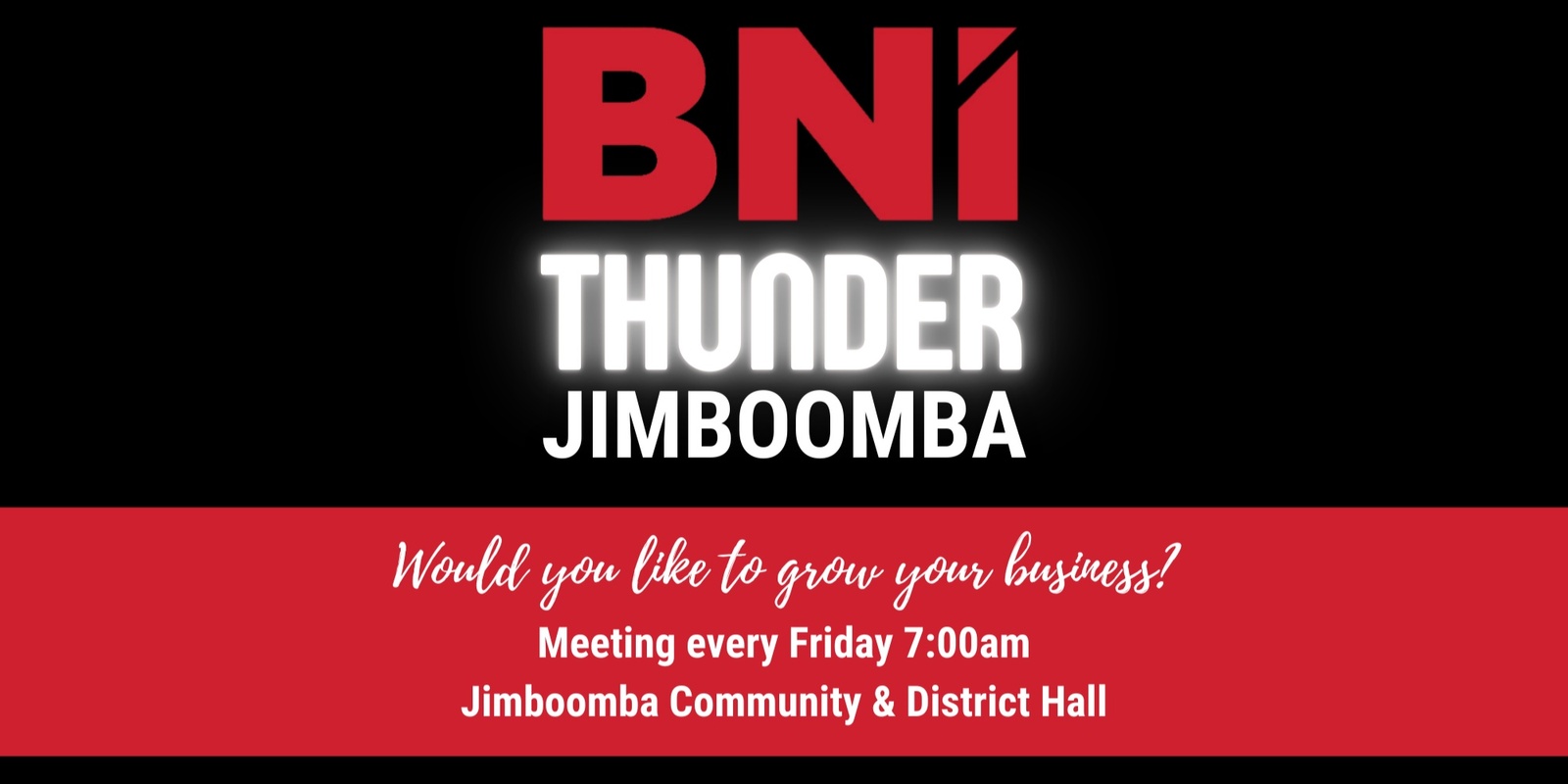 Banner image for BNI Thunder - Jimboomba