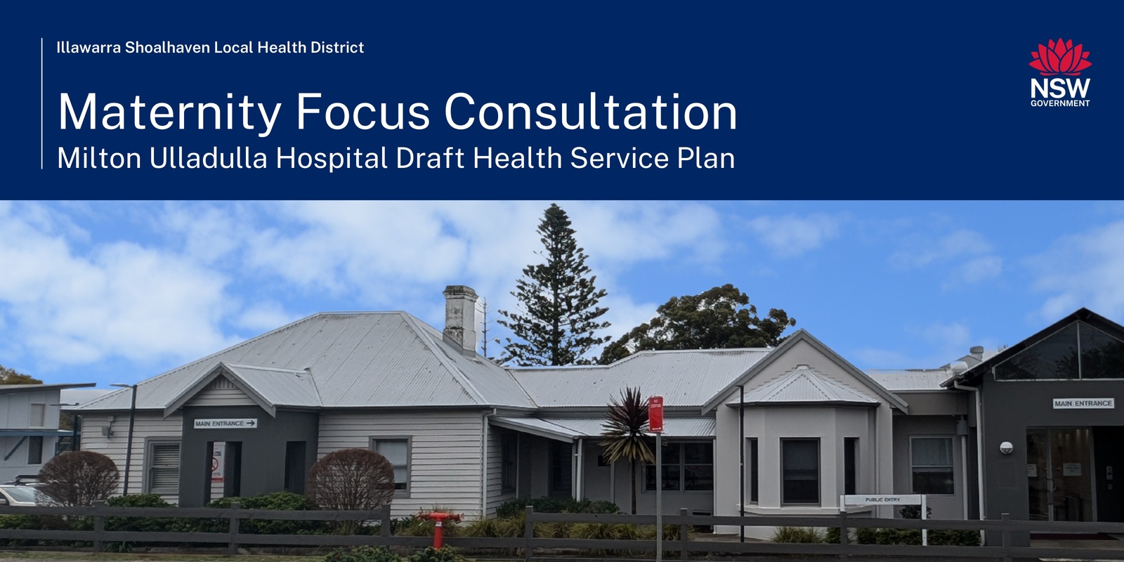 Banner image for Milton Ulladulla Hospital Draft Health Service Plan: Maternity Focus Community Consultation