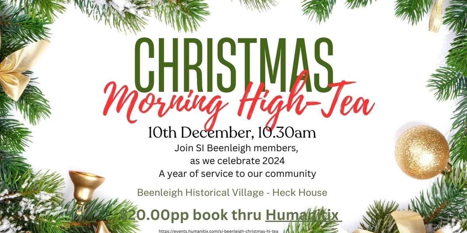 Banner image for SI Beenleigh Christmas Hi-Tea