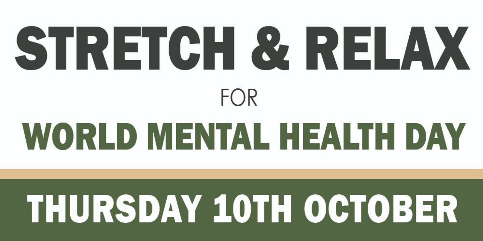 Banner image for Stretch & Relax For Mental Health