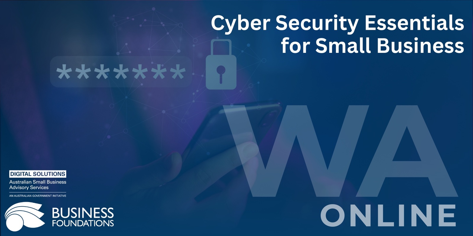 Banner image for Cyber Security Essentials for Small Business - Online 22.8