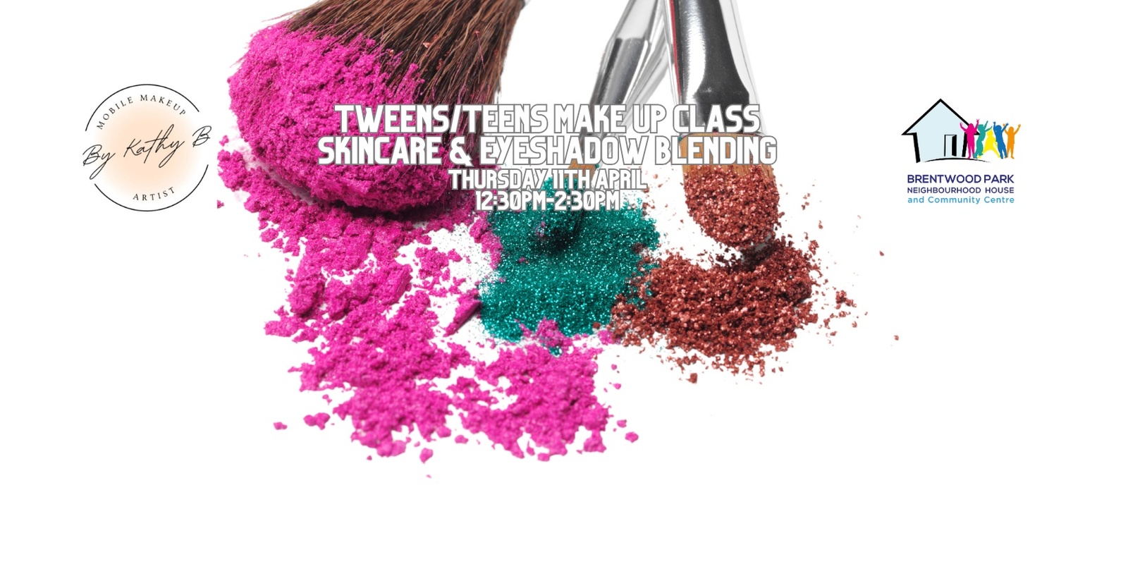 Banner image for Tweens/Teens Makeup Class: Skin Care and Eye Shadow Blending Class - April 2024