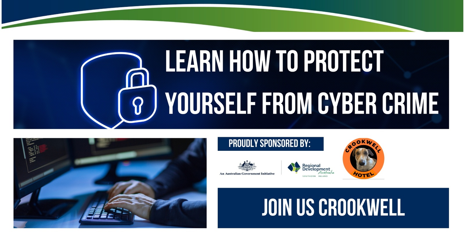 Banner image for Learn how to Protect Yourself Against Cyber Crime - Crookwell Connect