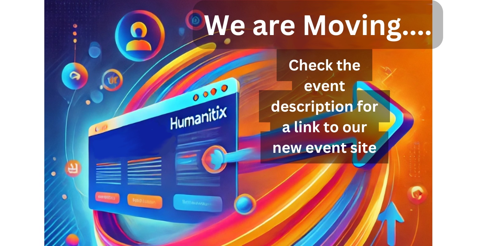 Banner image for We are moving our event hosting site to our own website