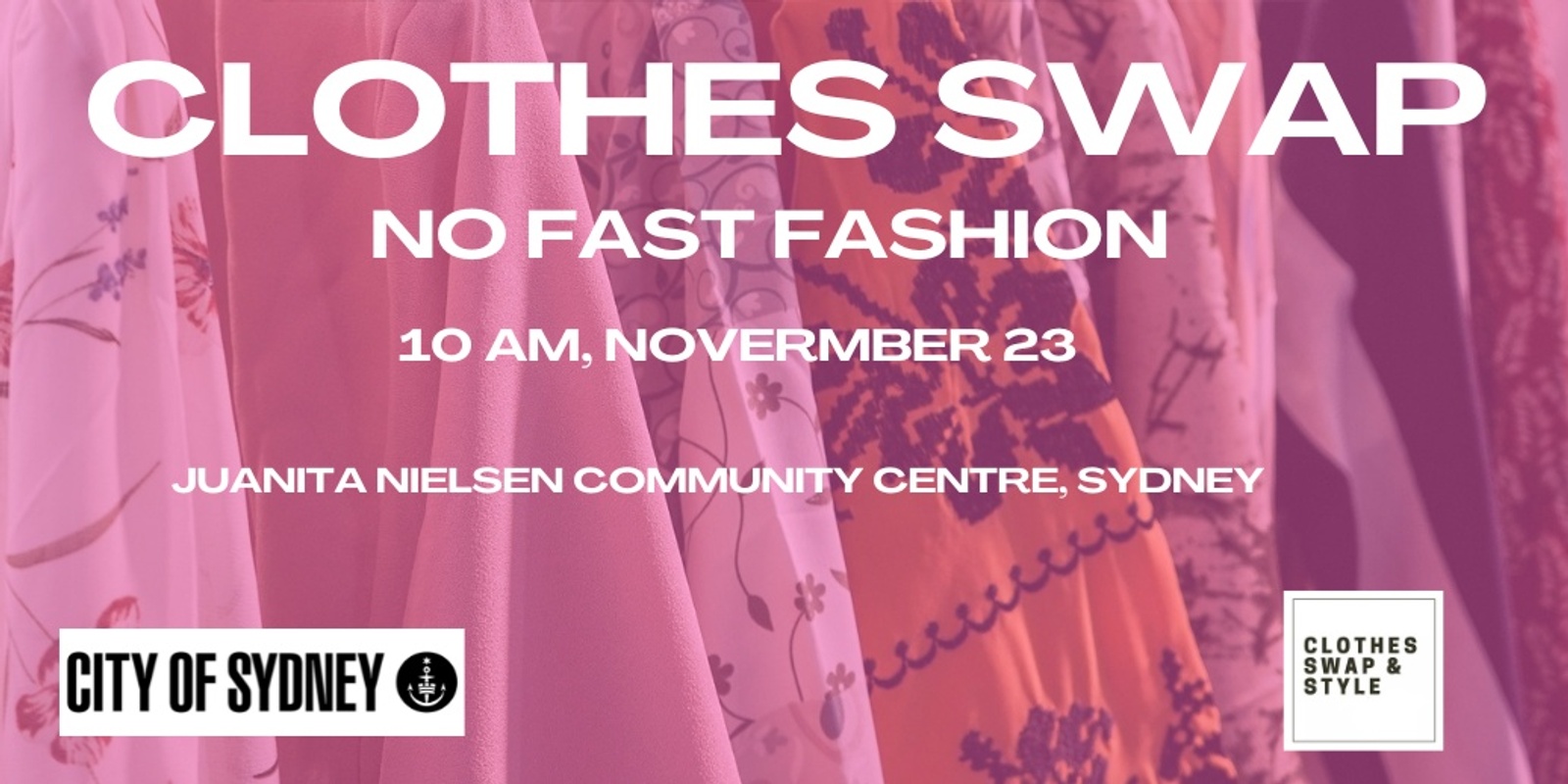 Banner image for No Fast Fashion Clothes Swap Party (Spring Edition) 