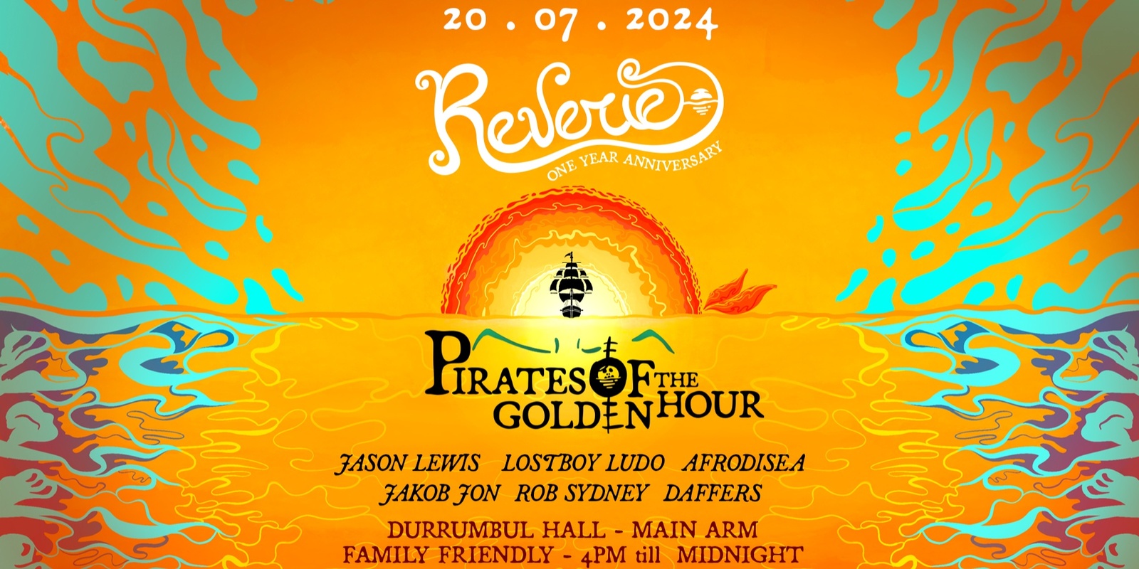 Banner image for REVERIE 1st Anniversary - Pirates of the Golden Hour