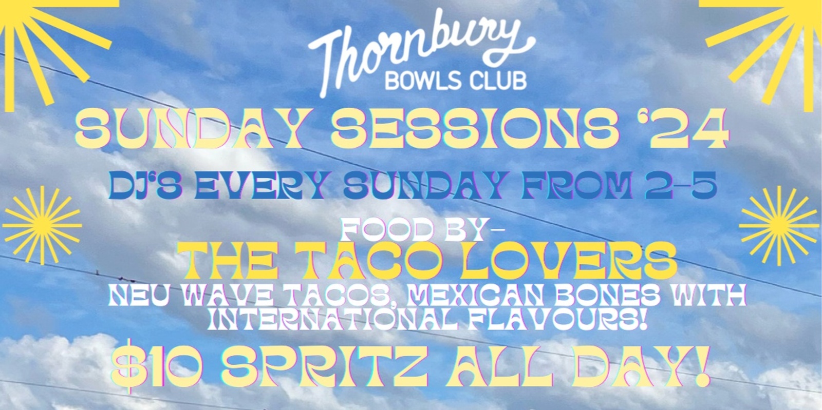 Banner image for Sunday Sessions at Thornbury Bowls