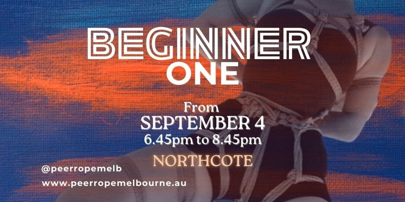 Banner image for September Beginner Rope classes - Peer Rope Melbourne