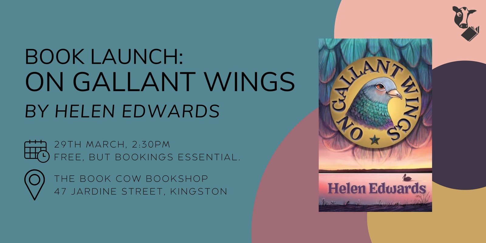 Banner image for Book Launch: On Gallant Wings by Helen Edwards 