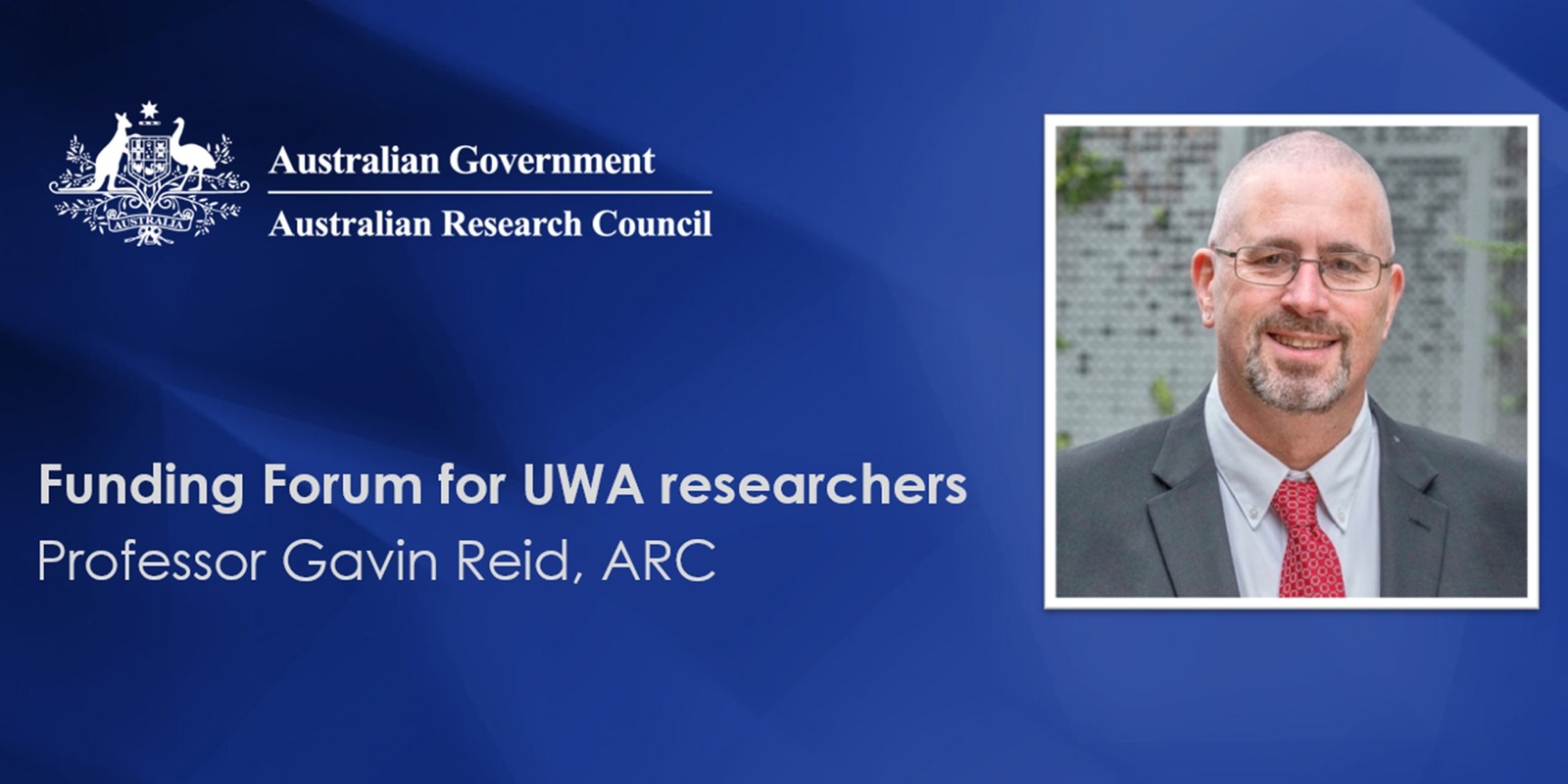 Banner image for ARC Funding Forum for UWA researchers