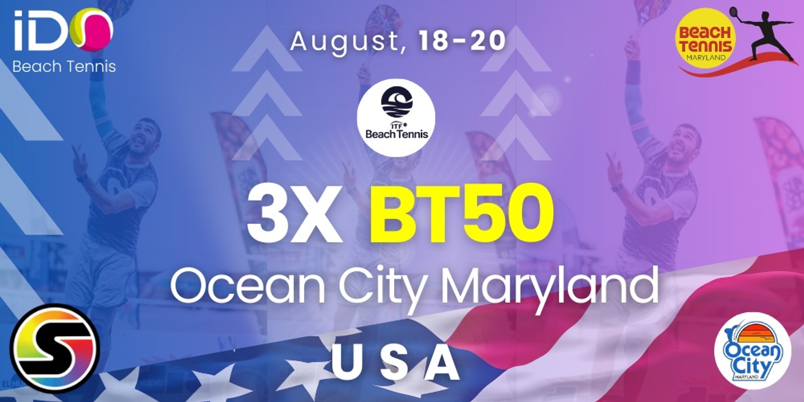 Banner image for I Do Beach Tennis Ocean City - 3xBT50 BT Maryland