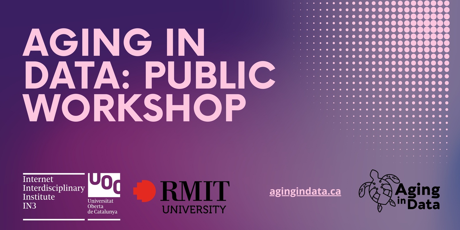 Banner image for Aging in Data: Public workshop