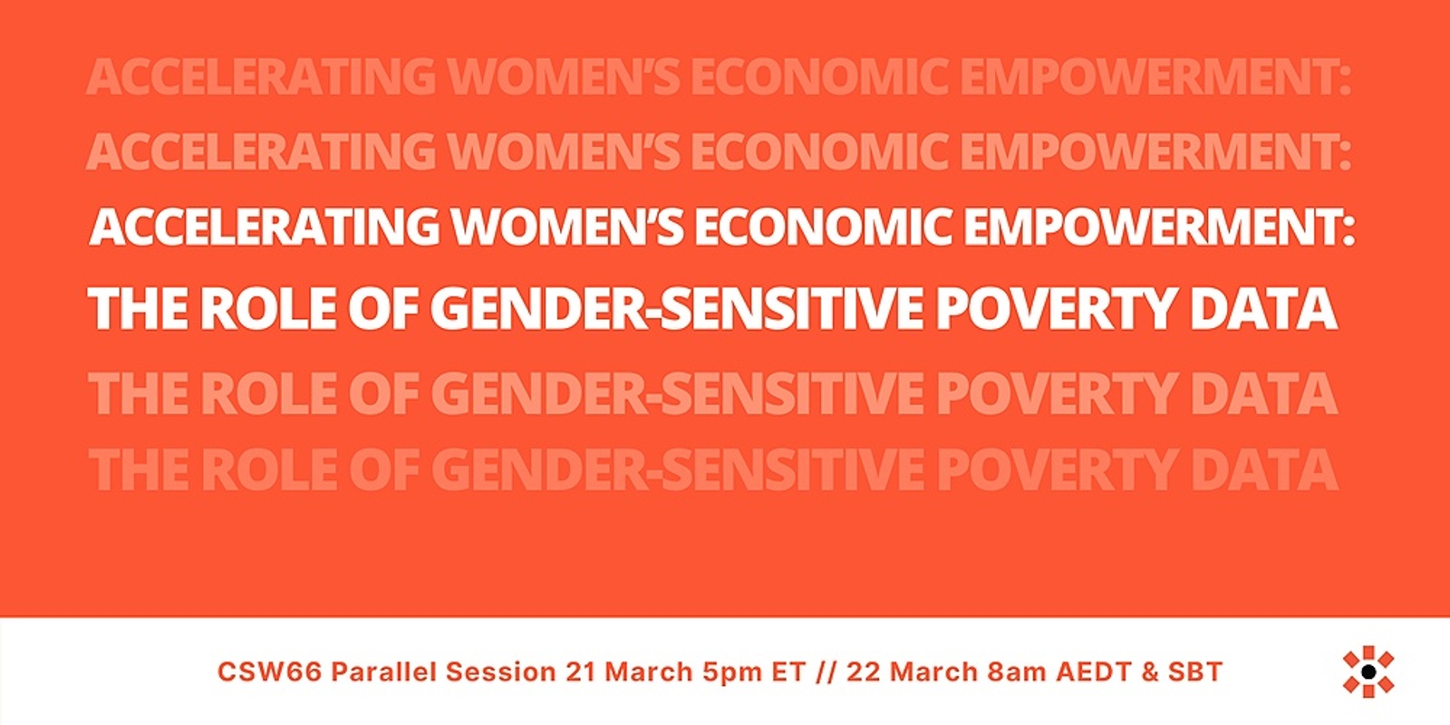 Banner image for Accelerating women’s economic empowerment: the role of gender-sensitive poverty data