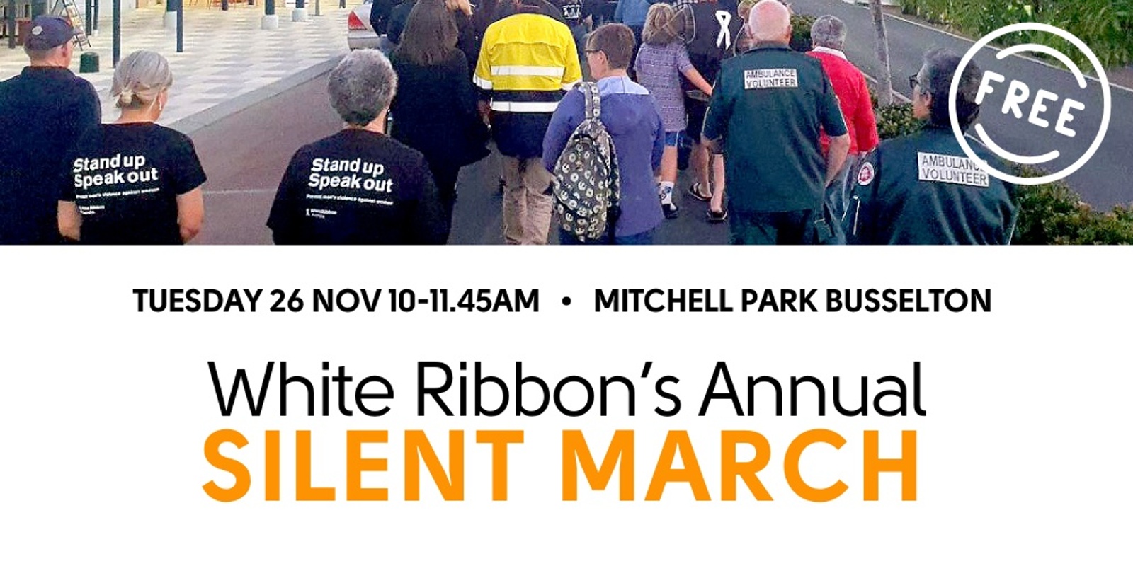 Banner image for Southwest Capes White Ribbon Event