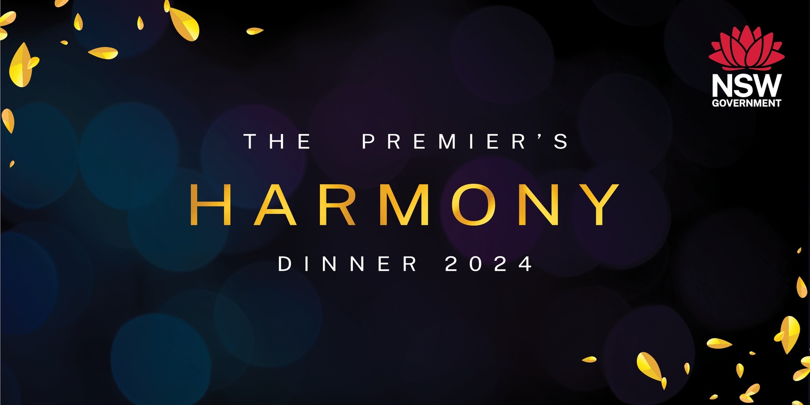 Banner image for Premier's Harmony Dinner 2024