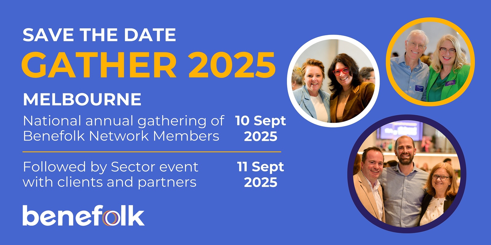 Banner image for GATHER 2025 - National Gathering of Benefolk Network 