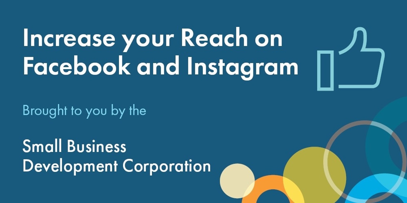 Banner image for Increase your Reach on Facebook and Instagram