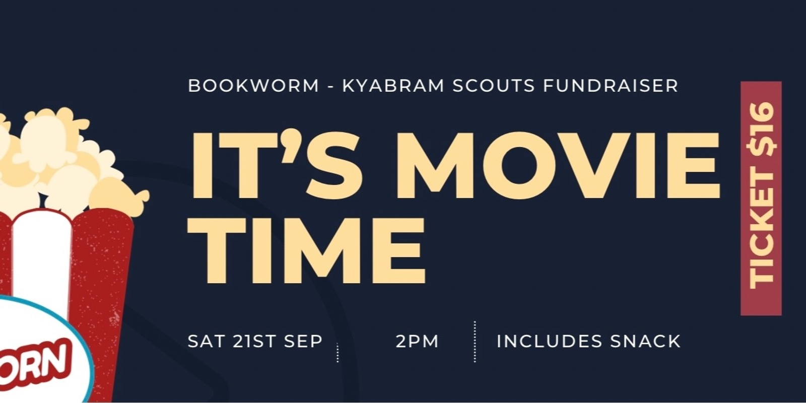 Banner image for Kyabram Scouts Movie Fundraiser - Bookworm