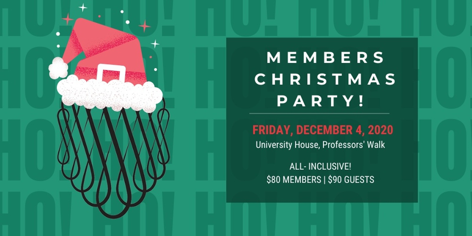 Banner image for University House Members Christmas Party!