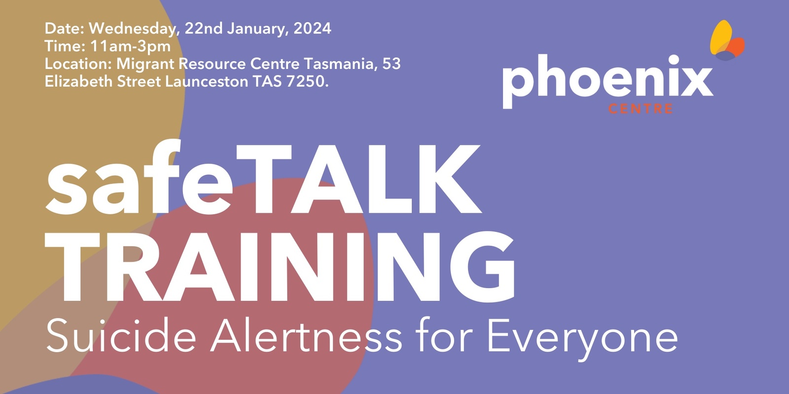 Banner image for safeTALK Training - Suicide Awareness for Everyone