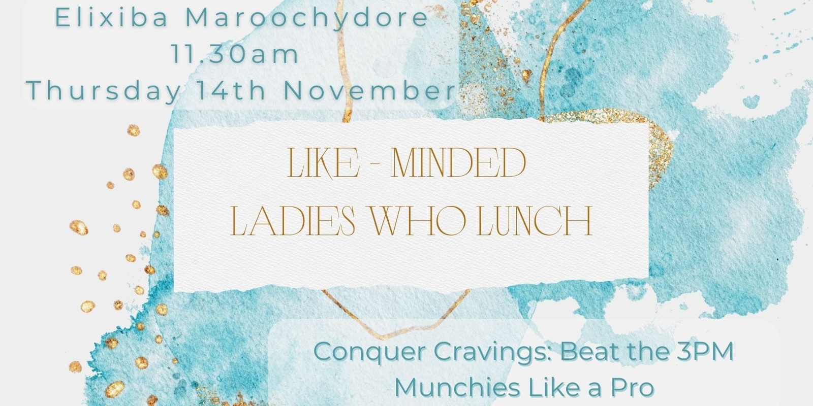 Banner image for Like Minded Ladies Who Lunch