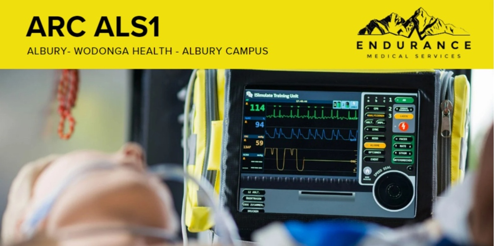 Banner image for ALBURY ARC Advanced Life Support Level 1
