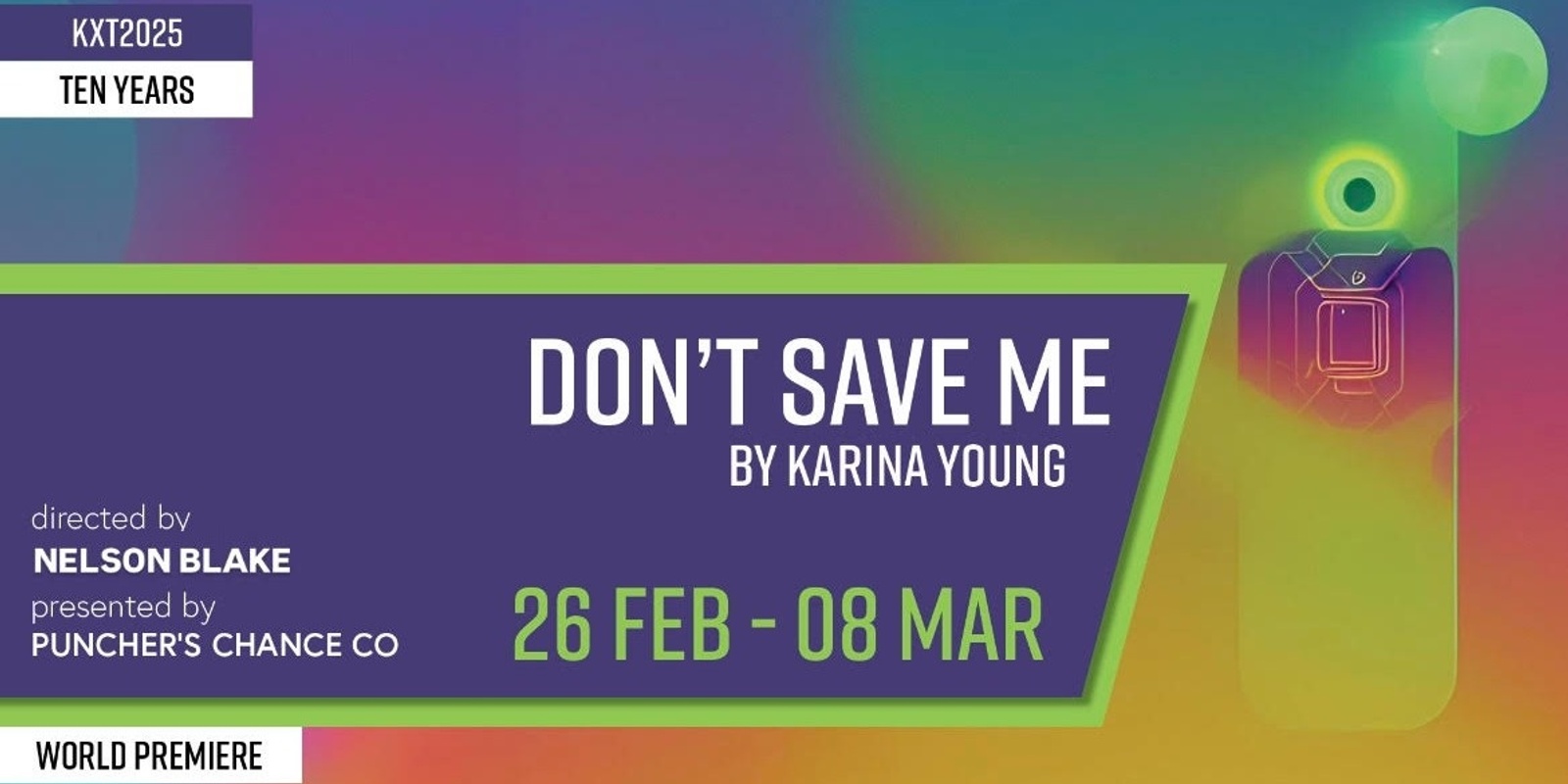 Banner image for DON'T SAVE ME