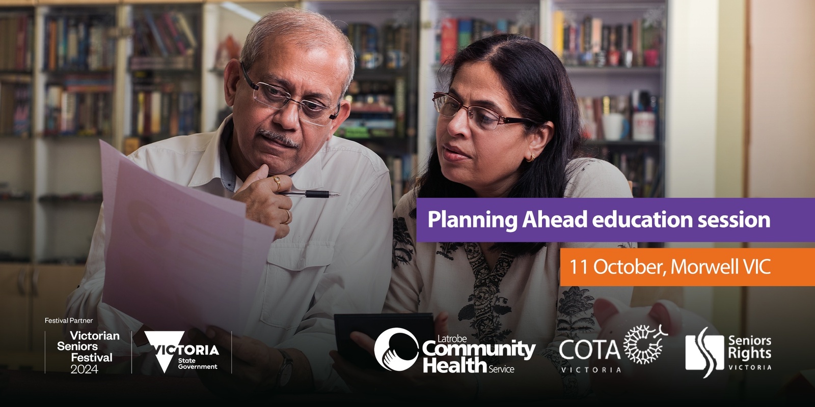 Banner image for Planning Ahead education session (Morwell, VIC)