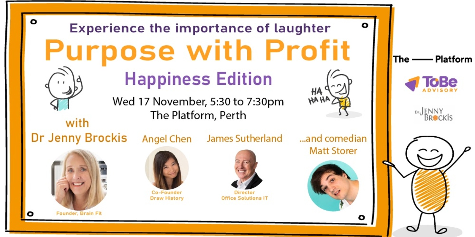 Banner image for Purpose with Profit: Happiness Edition