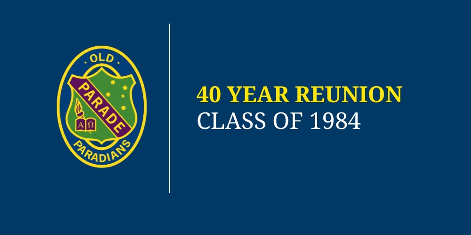 Banner image for 40 Year Reunion (Class of 1984)