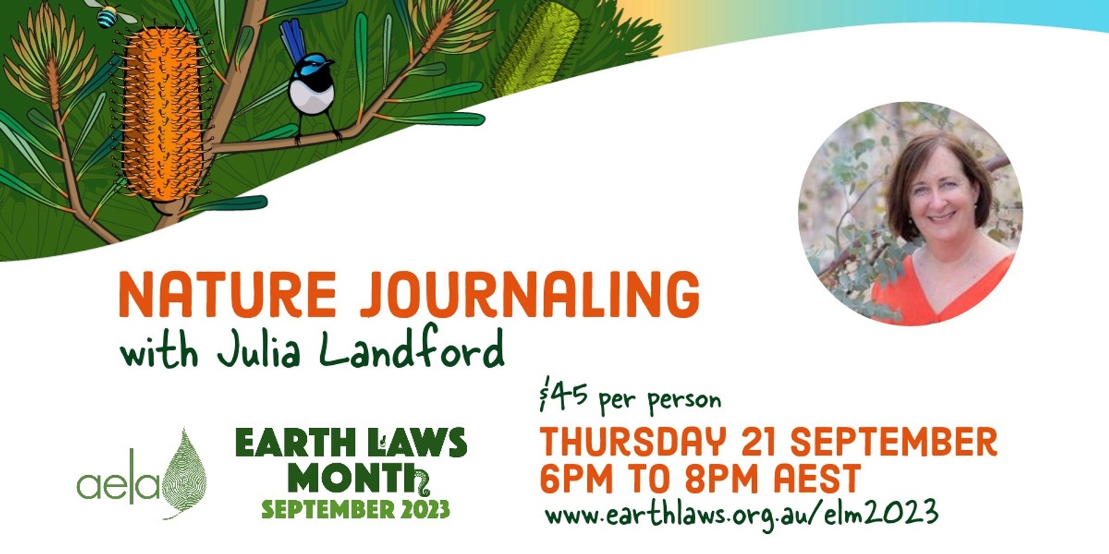 Banner image for Nature Journaling Workshop with Julia Landford