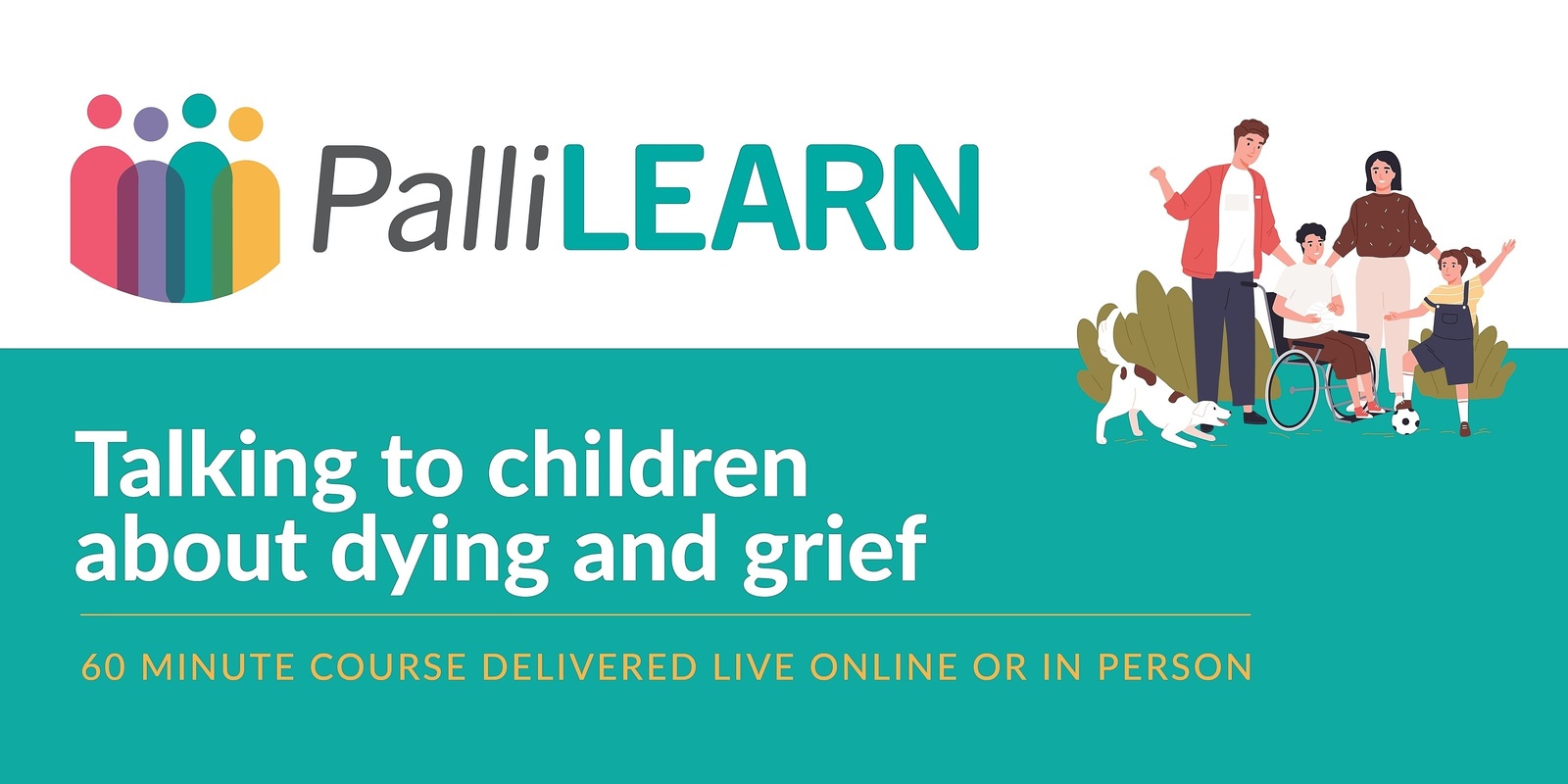 Banner image for  PalliLEARN - Talking to children about dying and grief