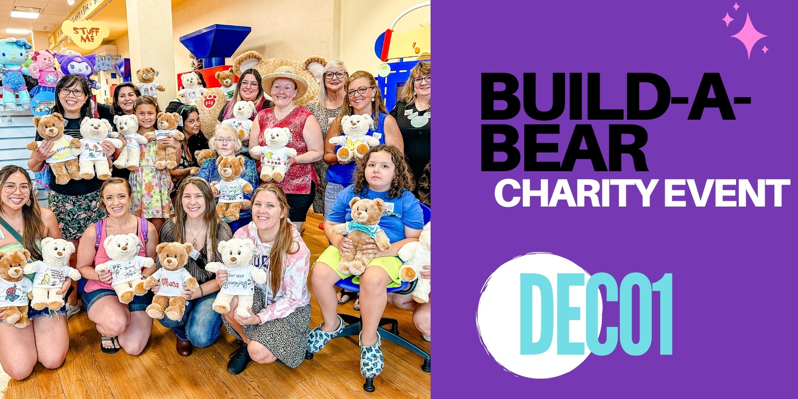 Banner image for Build-a-Bear For Charity: Base Camp Children's Foundation 