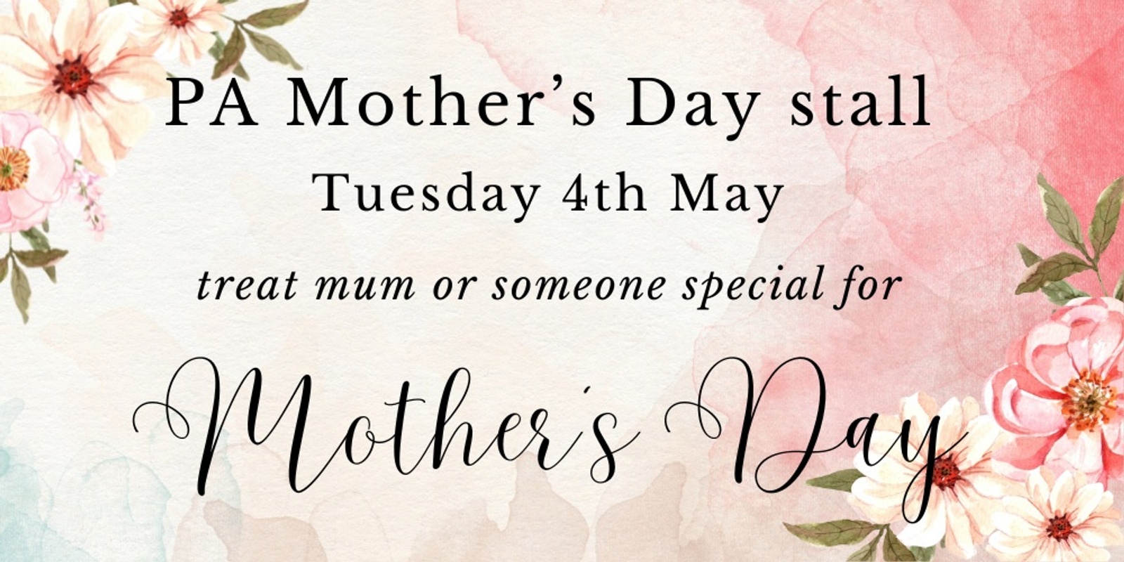 Banner image for Mother's Day Stall