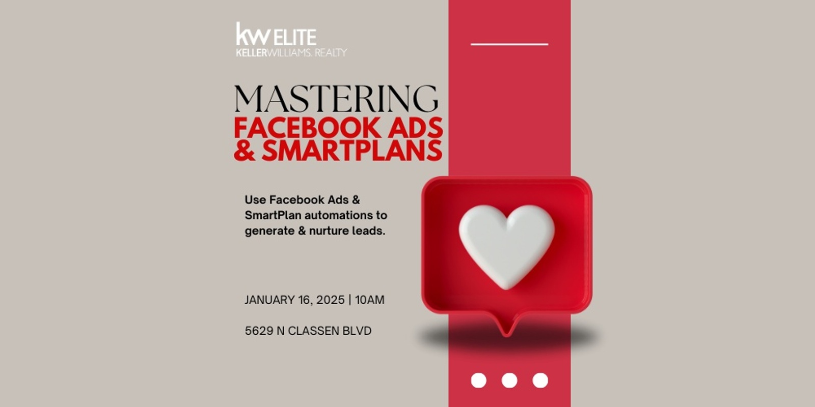 Banner image for Mastering Facebook Ads & SmartPlans