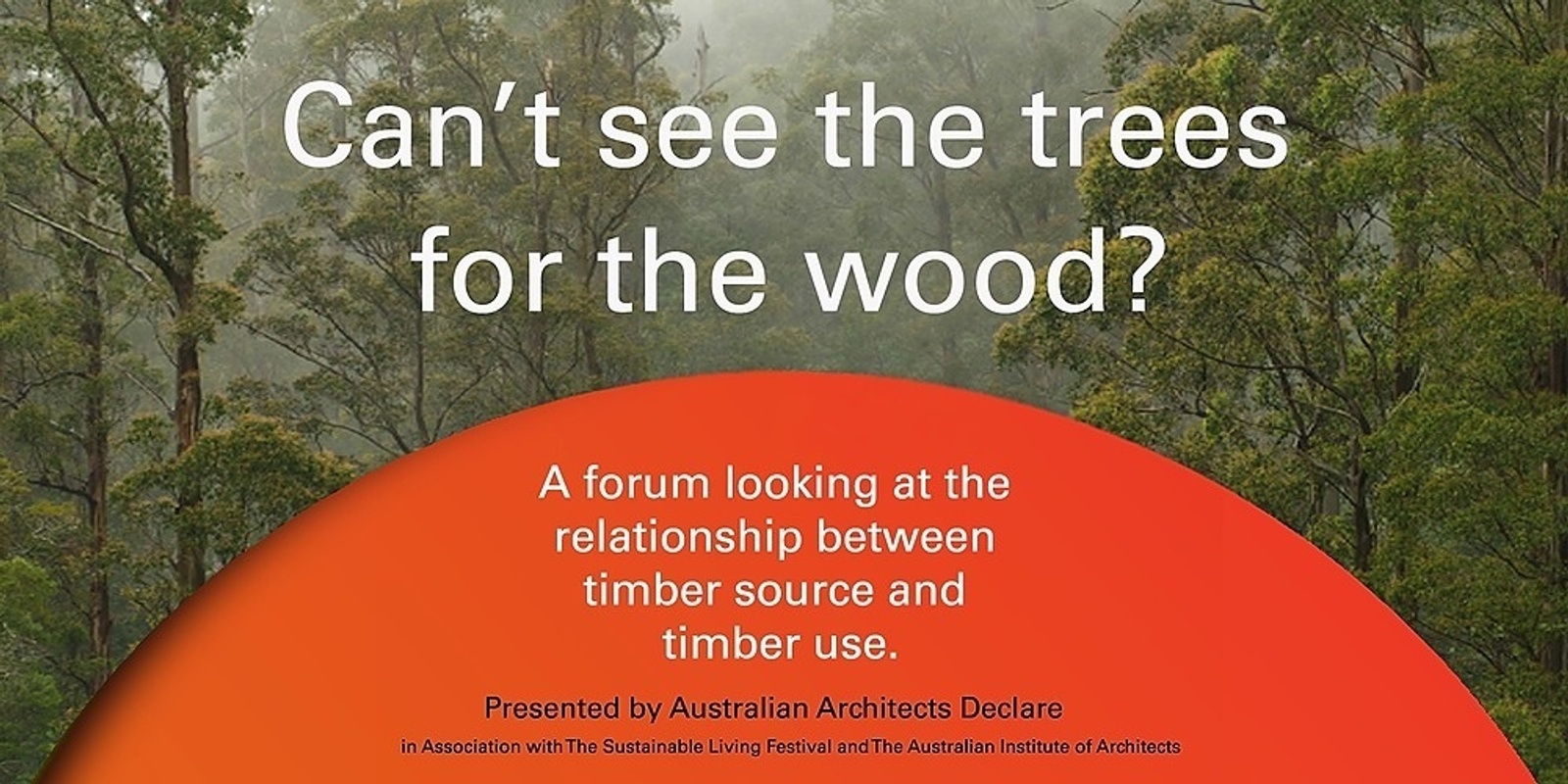 Banner image for Can't See the Trees for the wood. 