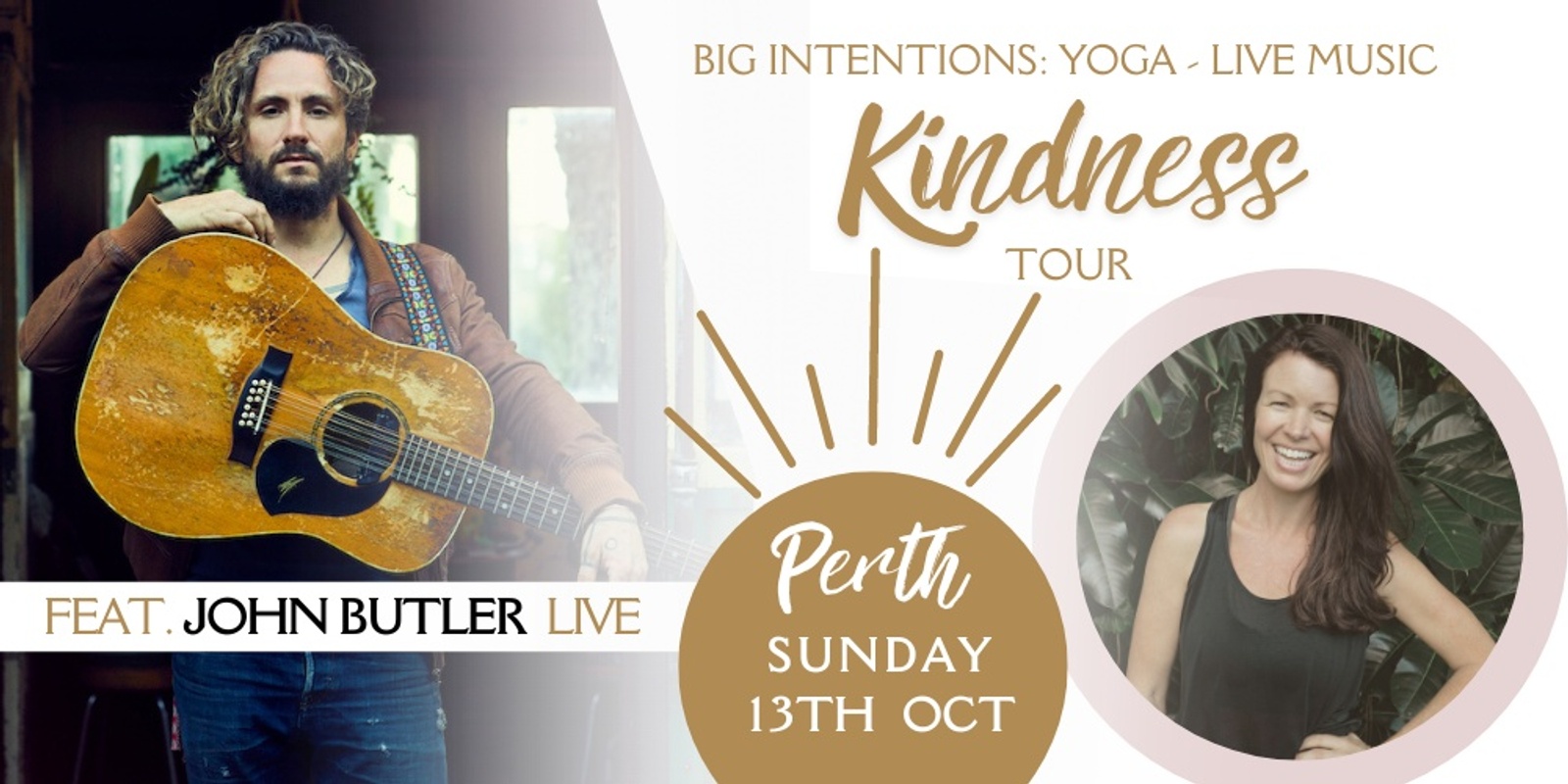 Banner image for Big Intentions: Yoga & Live Music KINDNESS Tour feat. JOHN BUTLER - Perth