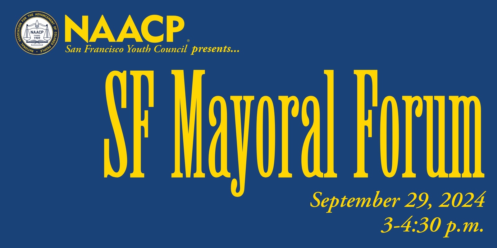 Banner image for SF Black and Brown Mayoral Forum