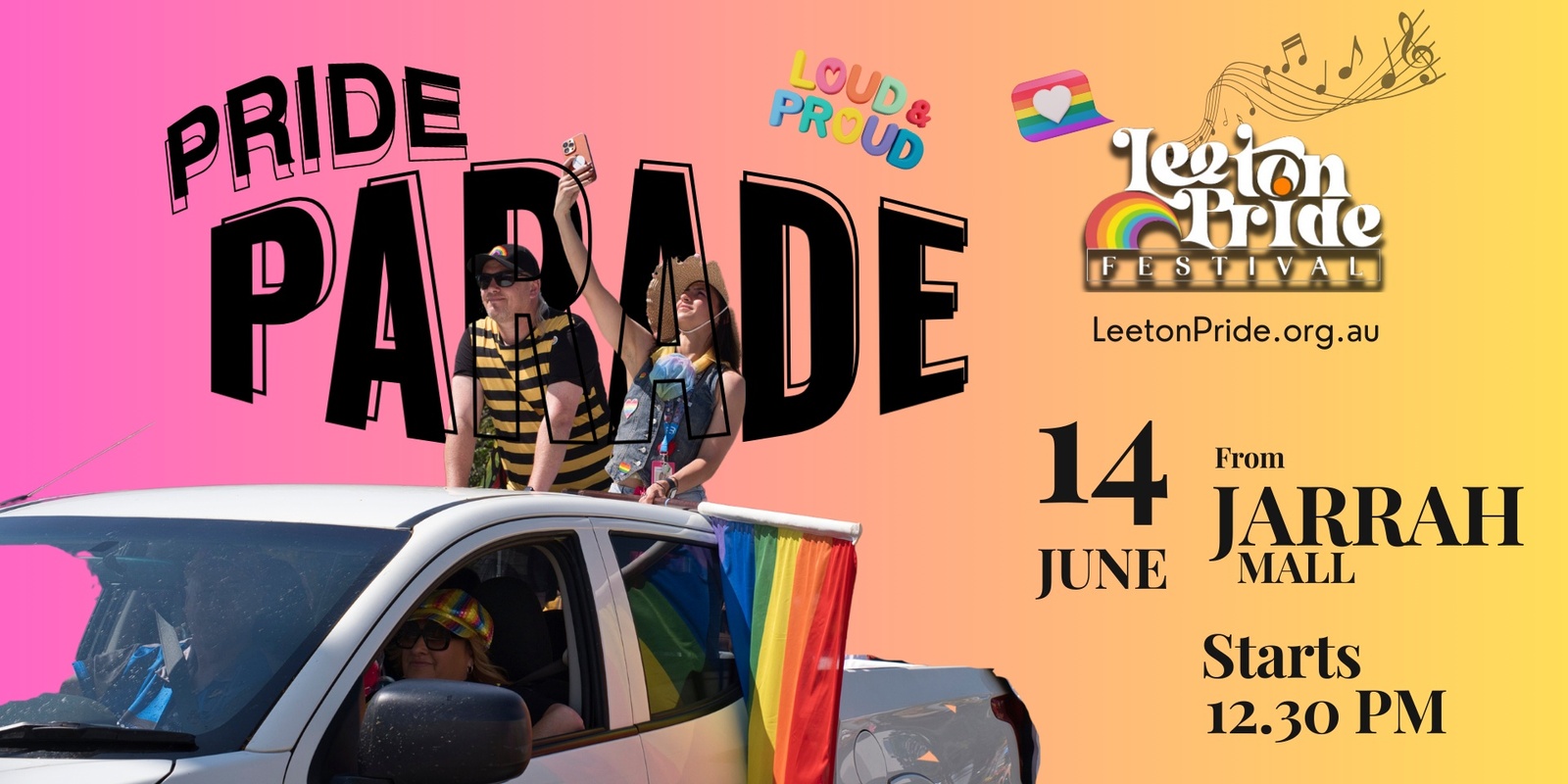 Banner image for Leeton Pride Festival - Parade Registration