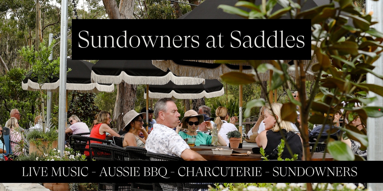 Banner image for Sundowners at Saddles | Easter Long Weekend 