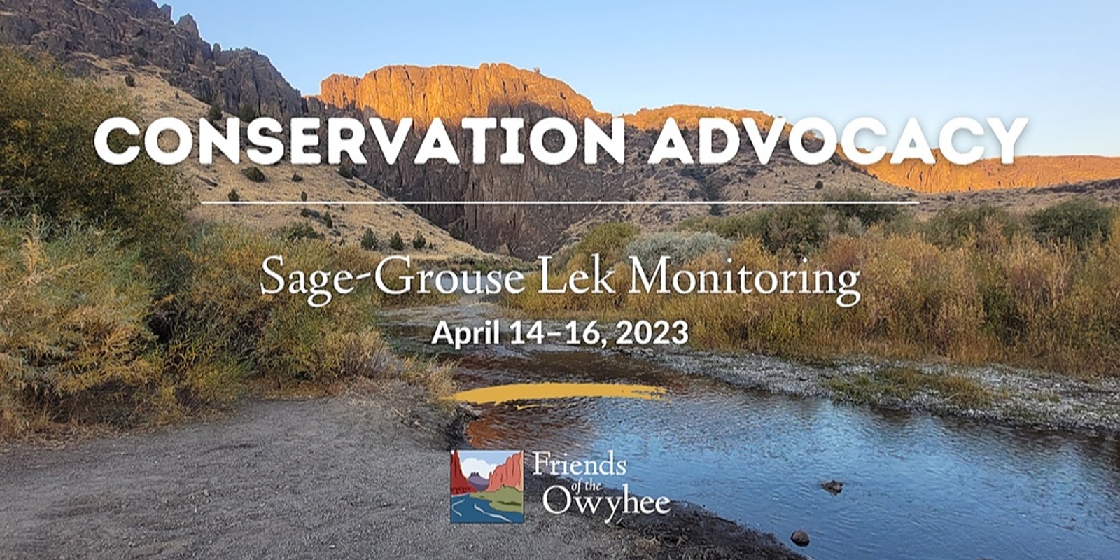 Banner image for Sage-Grouse Lek Monitoring